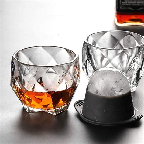 Glaskey Unique Whiskey Glasses Set Of 4 11 Oz Premium Etsy