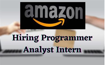 amazon internship  hiring programmer analyst intern apply