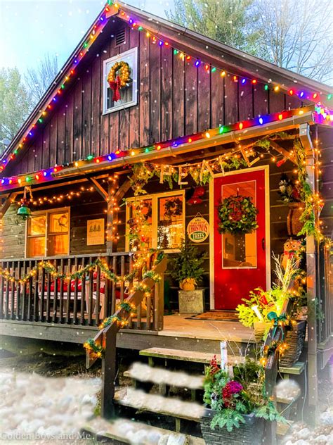 christmas cabin home   golden boys
