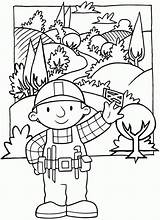 Bob Builder Coloring Pages Printable Kids Print Sheets Comments Book Choose Board Coloringhome sketch template