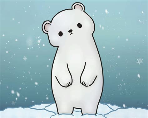 How To Draw A Kawaii Polar Bear Foster Saithe