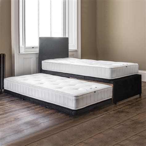 granville single cm guest bed  open coil mattress fabric