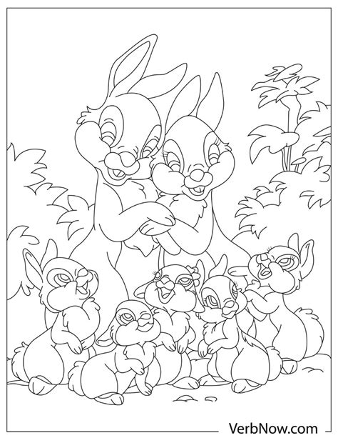 bunnies coloring pages
