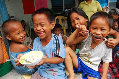 project gallery feeding program  malnourished children give