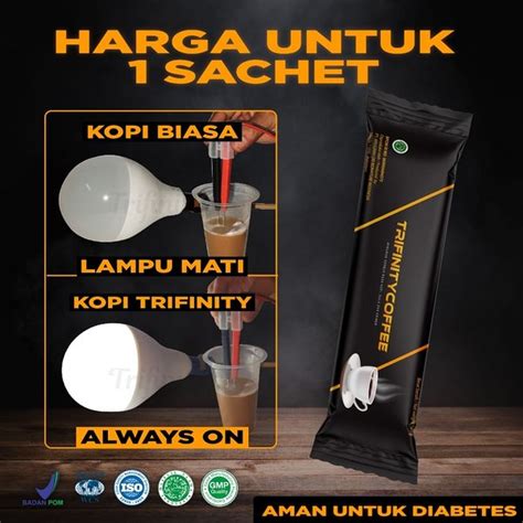 Jual Trifinity Kopi Ginseng Herbal Bkn Obat U Kesehatan Stamina Kuat