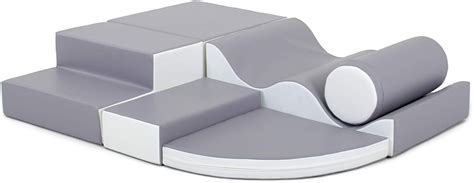 kit de motricite enfant  modules gris  blanc selection papouille