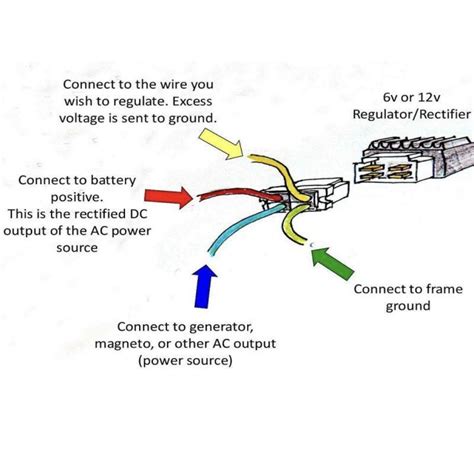 pin rectifier wiring diagram wiring diagram riset