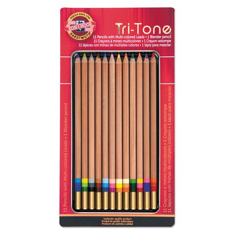 tri tone color pencils zerbee