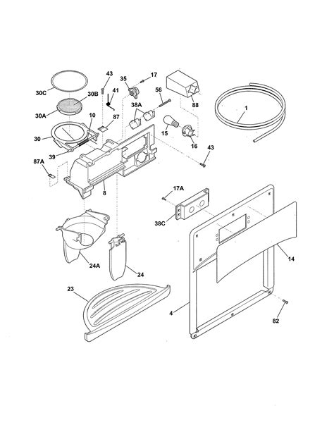 frigidaire refrigerator parts diagram food ideas