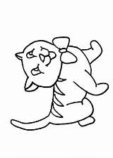 Katten Poezen Colorat Pisici Animale Coloriage Gatto Hond Katzen Gatos Katze Planse Malvorlage Disegno Gatti Poes Chats Honden Animaatjes Dieren sketch template