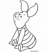 Piglet Disneyclips Winnie sketch template