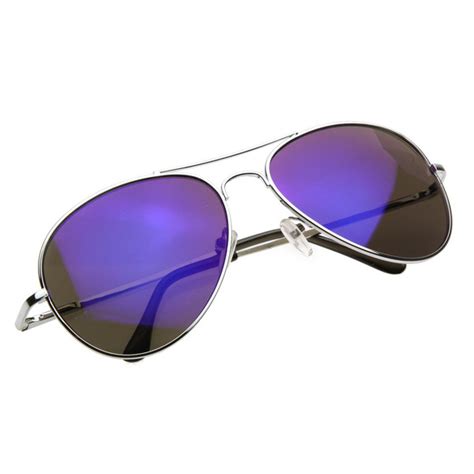 Purple Aviator Sunglasses