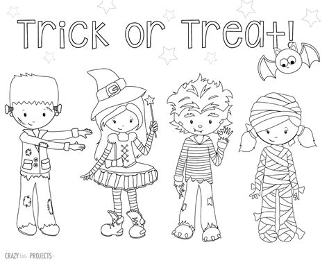 cute  printable halloween coloring pages crazy  projects