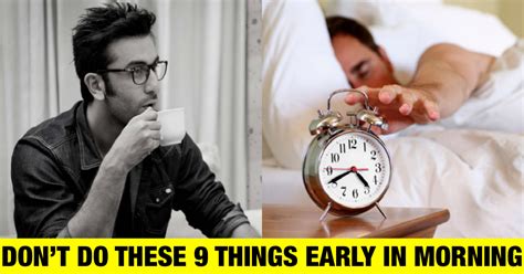 9 things you should immediately stop doing in the early
