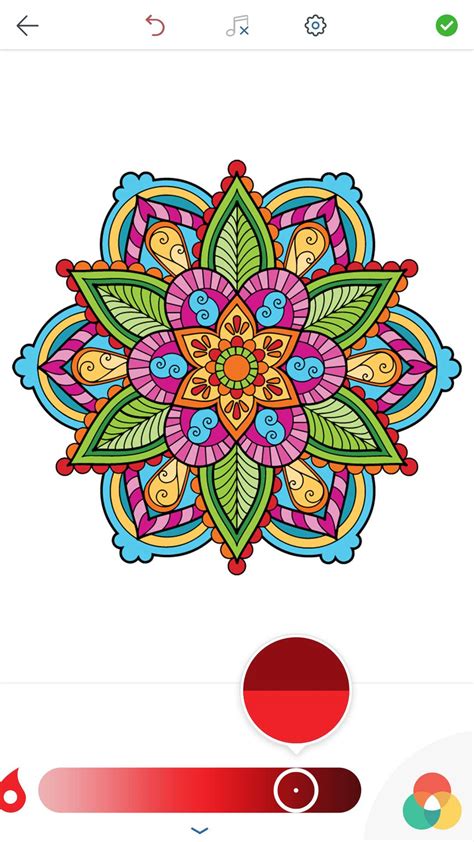 mandala coloring pages  adults  android ios  windows phone