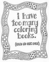 Coloring Pages Adult Quote Colouring Sassy Sayings Sheets sketch template