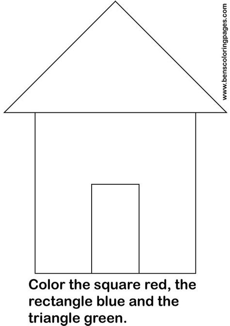 coloring page house preschool  svg png eps dxf file