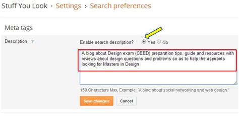 include search descriptions   blogger posts easy blogger
