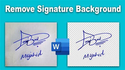 remove signature background  png  microsoft word word template words background