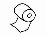 Toilet Paper Coloring Pages Coloringcrew Colorear Loo Search sketch template