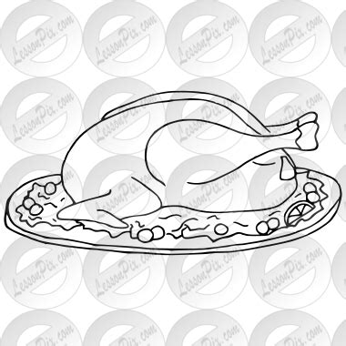 turkey outline  classroom therapy  great turkey clipart