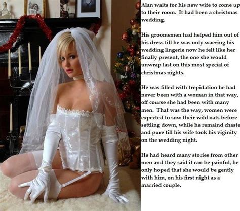 forced sissy bride bondage captions