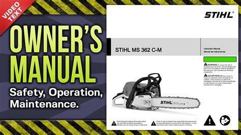 owners manual stihl ms    chain  youtube