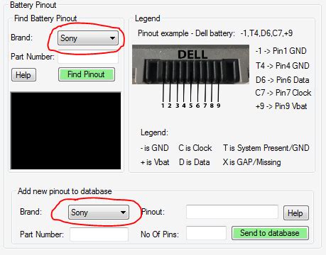 sony vaio laptop battery pinouts nip embedded forum