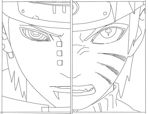 collection naruto coloring pages pain  coloring pages printable