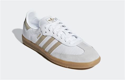 adidas samba og white gum bd  sole womens