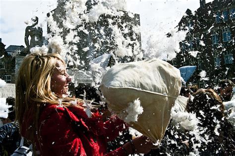 pillow fight day cameras catch candid moments resource
