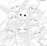 Coloring Pages Natsu Dragneel Popular Tail Fairy sketch template