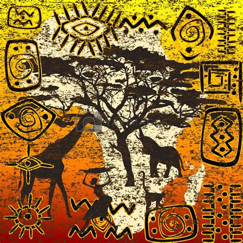 african symbols set  hibrida vectors illustrations  unlimited downloads yayimages