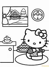 Kitty Hello Coloring Pages Christmas Printable Kitten Simple Clipart Prepares Color Cooking Pinclipart Transparent Print Cooker Kids Adults Santa Online sketch template