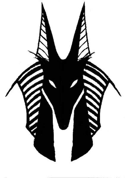 Anubis Egyptian God Of The Dead Stencils And Tattoos