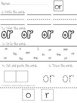 sight word practice  kindergarten bundle packs   editable sight