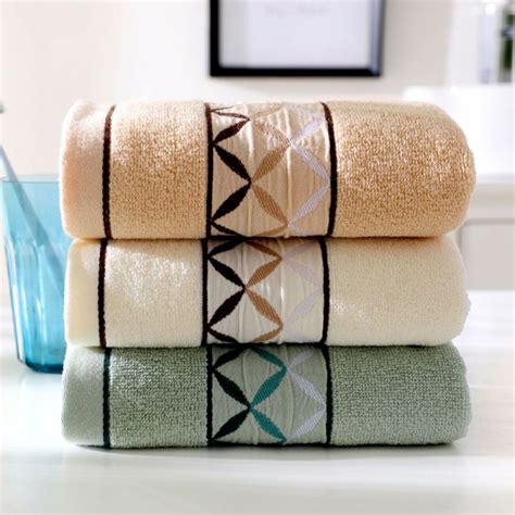 strips towel fabric soft double sided limited stock cotton wash towel plain soft absorbent