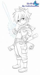 Fairy Tail Gray Coloring Deviantart Pages Anime sketch template