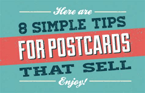 moving leads 8 simple tips to create postcard designs