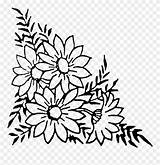 Flower Corner Drawing Clip Yarn Yellow Pinclipart Drawings Clipart Paintingvalley sketch template