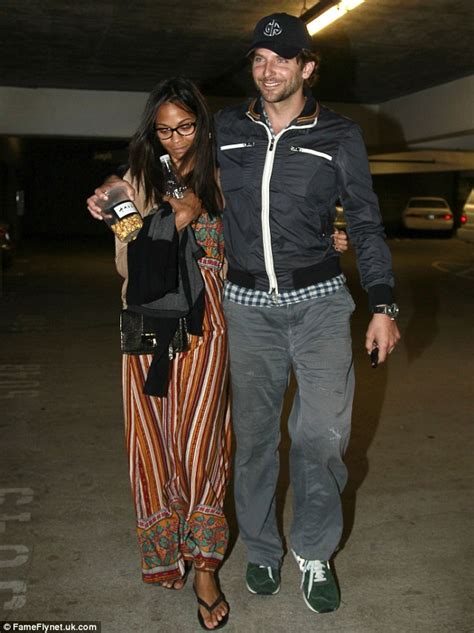 zoe saldana and bradley cooper rekindle their romance with