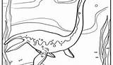 Elasmosaurus Dinosaur Tsgos Tablet sketch template