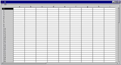 printable blank chart template  column