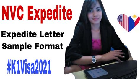 nvc expedite request letter sample