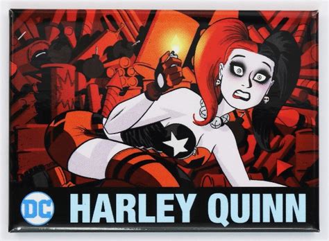 Harley Quinn Fridge Magnet Dc Comics Batman Joker Comic