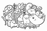 Coloring Pages Doodle Twisted Thehungryjpeg Cart sketch template