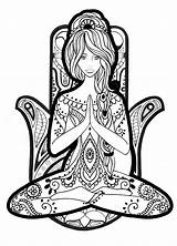 Yoga Coloring Pages Printable Getcolorings Print sketch template