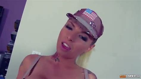 christy mack pleases a veteran on independence day