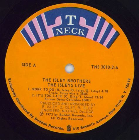 the isley brothers the isleys live us 2 lp vinyl set —
