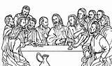 Jesus Disciples Coloring Supper Last Christ Pages Printable Sheet Template Sketch Print Button Using Drawings Otherwise Grab Feel Could Please sketch template